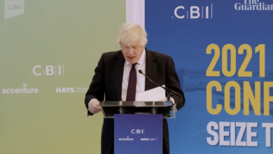 Boris Johnson has been criticised by senior business leaders and Conservative MPs for a “rambling” speech to top industry figures that saw him extensively praise Peppa Pig World, compare himself to Moses and imitate the noise of an accelerating car.