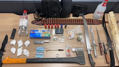 Man charged after drugs, weapons found in abandoned cars, RCMP says