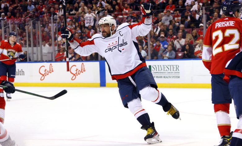 Alex Ovechkin's career goals and NHL's all-time scoring list