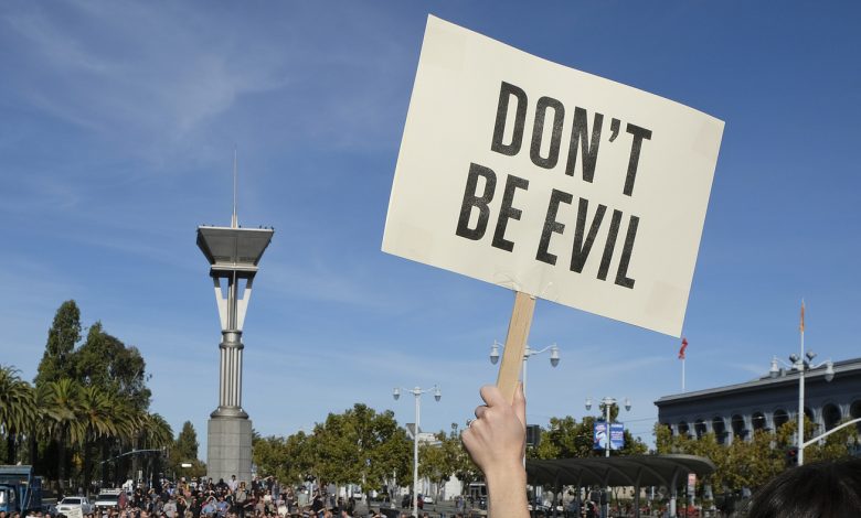 Former Google employee sues company, says company betrays 'Don't do evil' motto: NPR