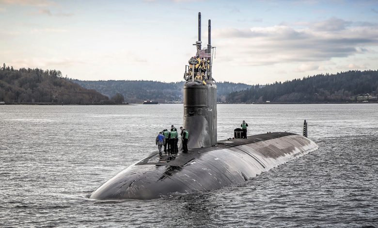 Top officers of a Navy nuclear sub have lost their jobs over an undersea collision : NPR