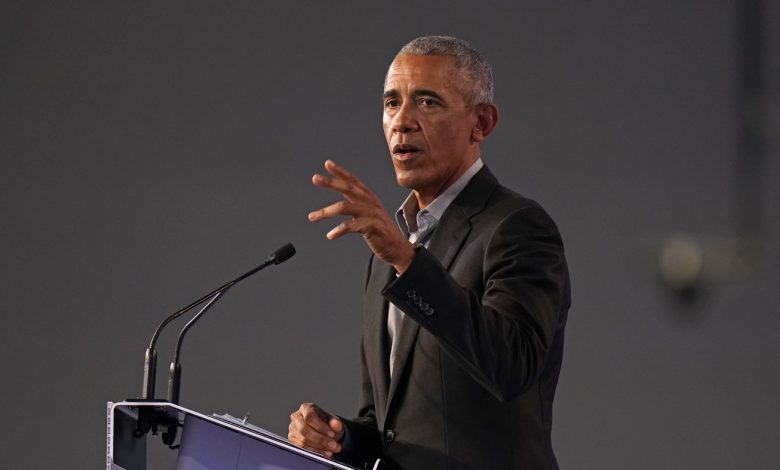 Obama criticizes Russia and China, some of the largest emitters, at COP26 : NPR