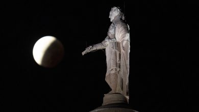 Images from historic lunar eclipses around the world: NPR