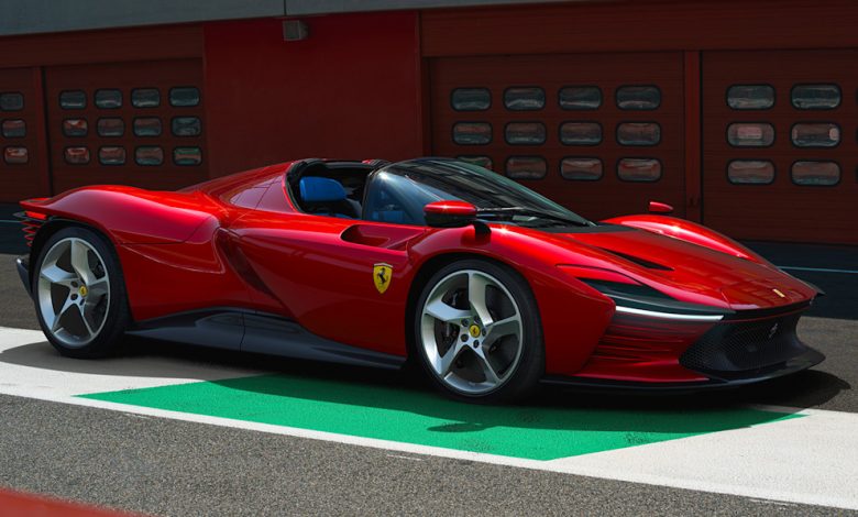 Ferrari Daytona SP3 has a mid-mounted 828 hp V12 engine