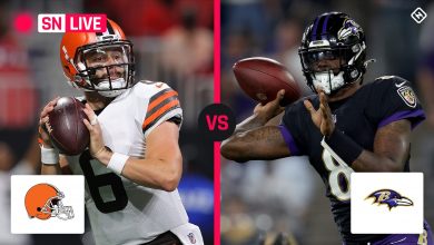 Browns vs.  Ravens, updates, highlights from NFL's 'Sunday Night Football' game