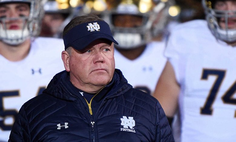 Brian Kelly Texted Notre Dame Players About LSU News: 'My Love For You Is Infinite'