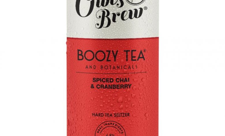 Cranberry-Chai Canned Beverages