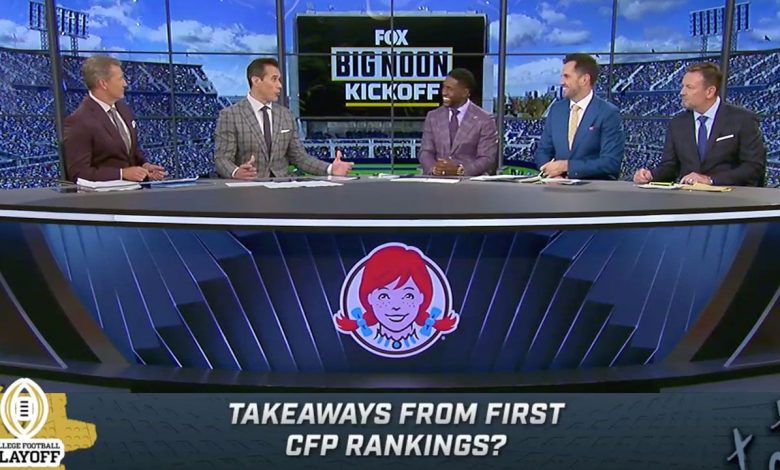 'We have a system that was flawed to begin with' - The 'Big Noon Kickoff' crew reacts to the first College Football Playoff rankings