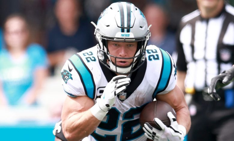 Christian McCaffrey Injury Update: Panthers RB spotted in walk-in warm-up after loss to Dolphins