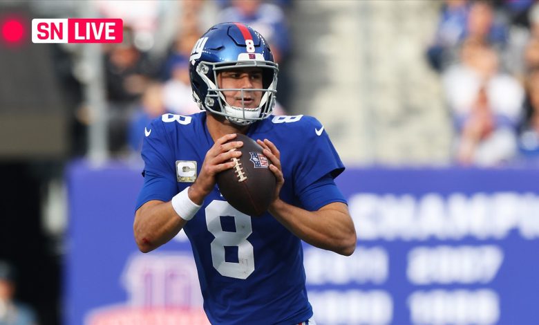 Giants vs. live scores.  Buccaneers, updates, highlights from NFL's 'Monday Night Soccer' game