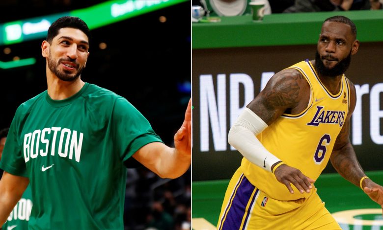 Lakers' LeBron James On Criticism From Celtics 'Enes Kanter: 'Not Someone I Would Dedicate My Body To'