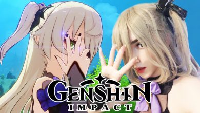 Genshin Impact cosplayer summons Oz as electrifying Fischl