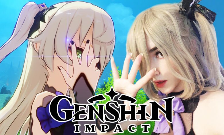 Genshin Impact cosplayer summons Oz as electrifying Fischl