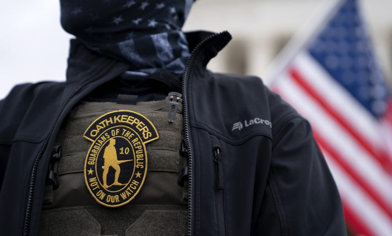 Police linked to extremist Oath Keepers group in New York, Los Angeles, Chicago : NPR
