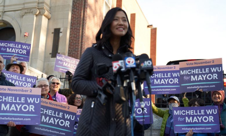 Michelle Wu is Boston's first female and first person of color elected mayor : NPR