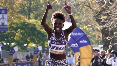 Kenya's Albert Korir and Peres Jepchirchir win the New York City Marathon : NPR