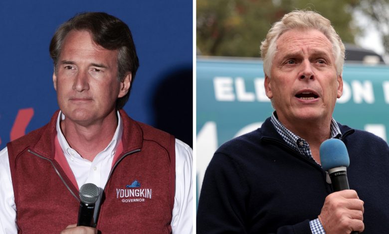 Virginia governor election between McAuliffe and Youngkin : NPR