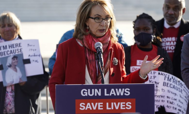 Giffords claims the NRA skirted campaign finance laws to back GOP candidates : NPR