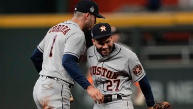 Astros rally past Braves 9-5, cut World Series deficit to 3-2