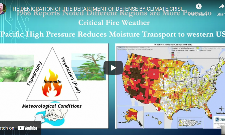 The Denigration Of The Department Of Defense By Climate Crisis Politics – Watts Up With That?