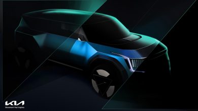 Kia EV9 crossover concept teased again ahead of Nov. 17 reveal