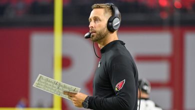 Cardinals coach Kliff Kingsbury responds to questions about Oklahoma's coaching position: 'It doesn't affect me one bit'