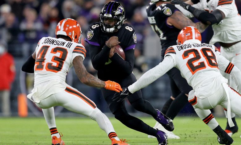 Browns brain fart, caught with 12 men on the field in head-to-head matches against Raven