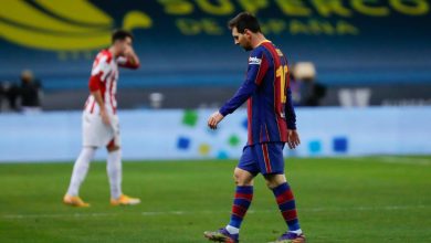 Lionel Messi Receives First Red Card as Barcelona Falls To Athletic Bilbao in Spanish Super Cup Finals : SOCCER : Sports World News