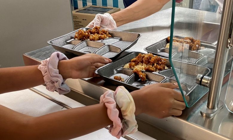 Public school students get free meals. But a supplies shortage could affect that : NPR