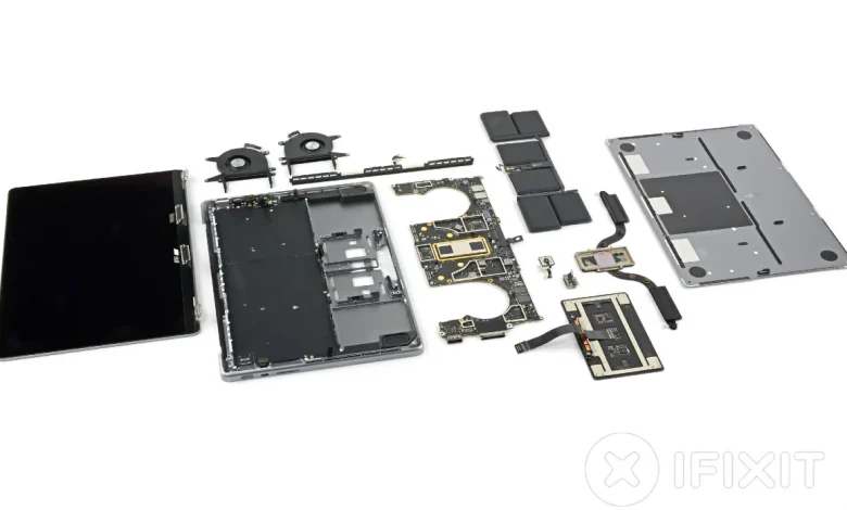 MacBook Pro 2021 Models Battery Capacities, Repairability Revealed via iFixit Teardown