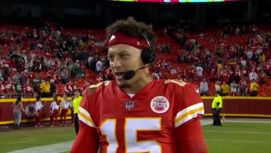 'We have to get better and keep grinding' — Patrick Mahomes speaks with Tom Rinaldi on the Chiefs' win over Packers