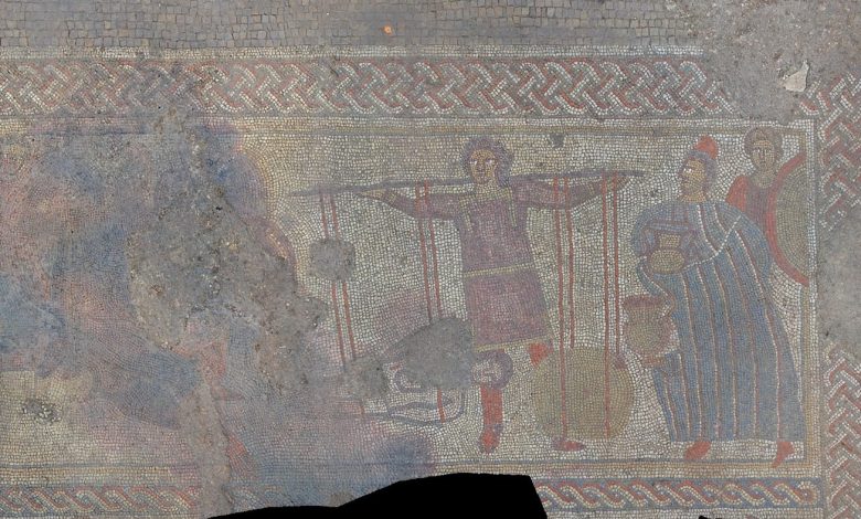 Archaeologists in England discover ancient Roman mosaic depicting the Trojan War: NPR