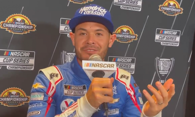 Kyle Larson reveals where he watched the championship race last year and what he learned from that experience