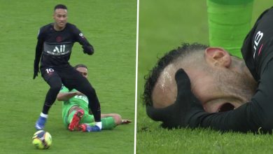 Neymar to miss six weeks at PSG with ankle injury that made him scream in pain