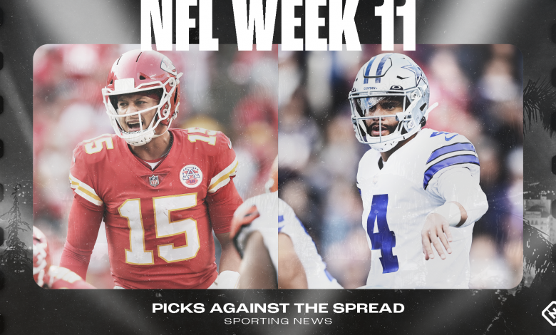 NFL picks, predictions against the Week 11 spread: Chiefs Cowboys clip;  Buccaneers, Browns roll;  Raiders fall again