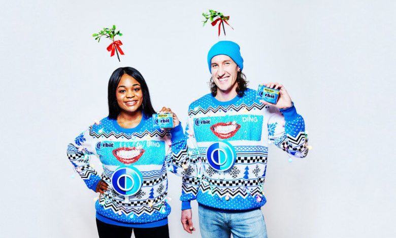 Peppermint-Scented Holiday Sweaters