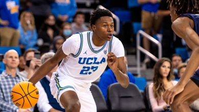 Top freshman Peyton Watson makes the shot that helped UCLA skip First and go straight to the final Fourth