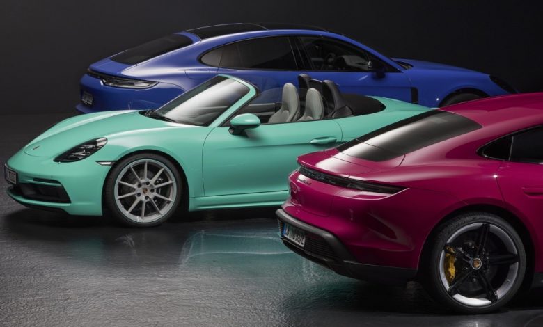 Porsche expands model paint program with new colors