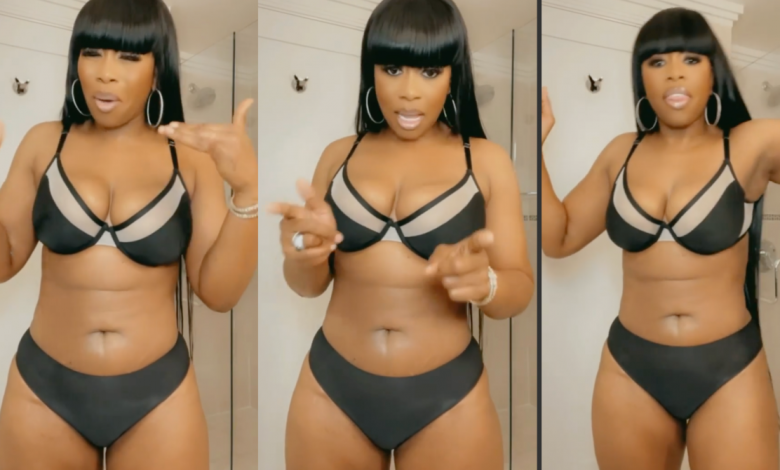 Remy Ma Reveals Stomach 'Natural';  Fans say she has TUMMY TUCK!!  (Vid)