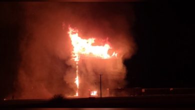 Rouleau, Sask. grain elevator seen on ‘Corner Gas’ destroyed by fire