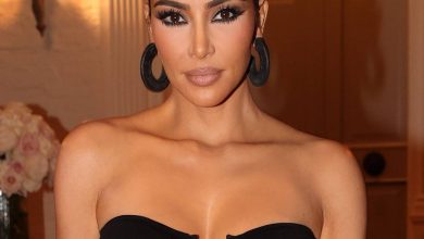 Kim Kardashian Is Glam at a Gas Station After Paris Hilton's Wedding