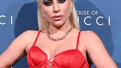 Lady Gaga Sets House of Gucci Red Carpet Ablaze With Fiery Look