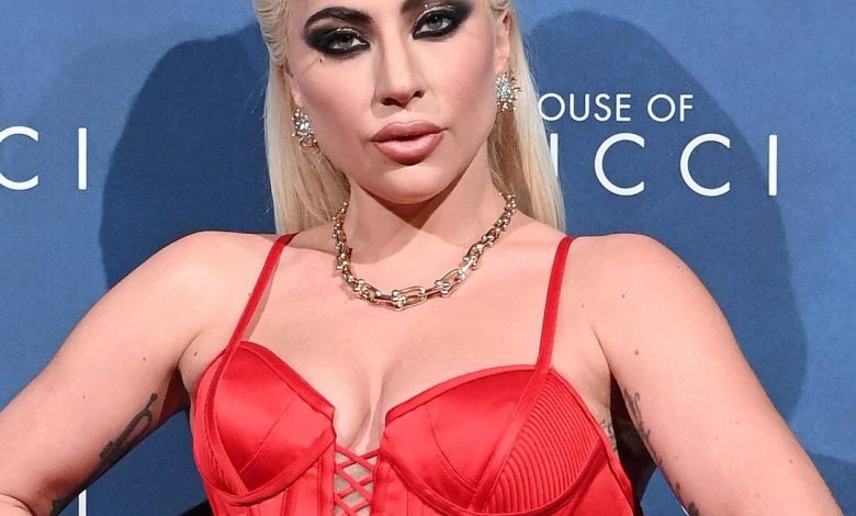 Lady Gaga Sets House of Gucci Red Carpet Ablaze With Fiery Look