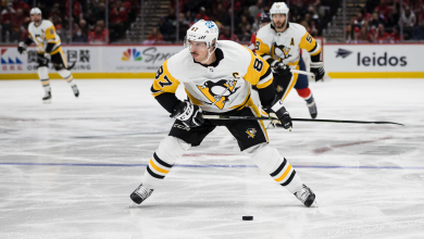 Is Sidney Crosby of the Penguins out of a dirty game with the Capitals?