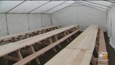 Students At Charter School In Pittsburgh Eat Lunch Outside In Tent To Help Mitigate Spread Of COVID-19 – CBS Pittsburgh