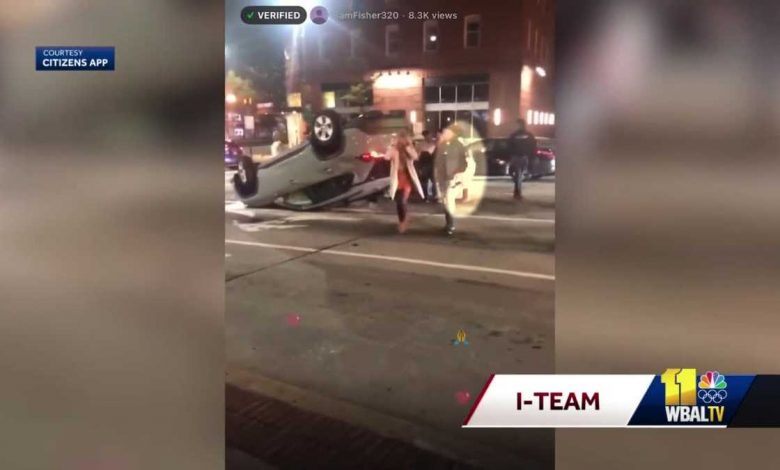 Video shows squeegee worker helping save woman from crash