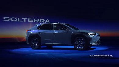 2023 Subaru Solterra debuts Nov. 10, shares design with Toyota BZ4X