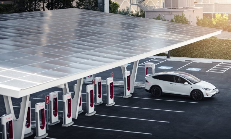 Tesla opens charging stations to other brands for first time
