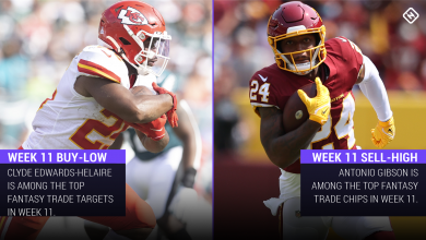 Buy-Low, Sell-High Football Fantasy Stock Watch: Clyde Edwards-Helaire, Antonio Gibson among top trade contenders heading into Week 11