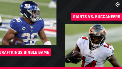 Monday Night Football Draft Picks: NFL DFS Squad Tips for the Giants-Buccaneers Showdown Week 11